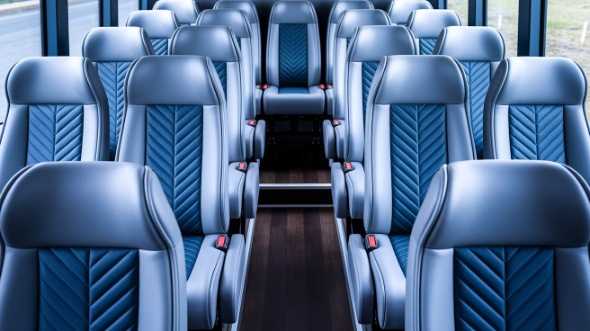 18 passenger minibus interior