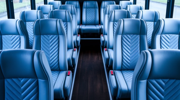28 passenger minibus interior