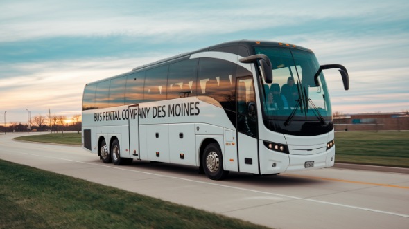 des moines charter bus